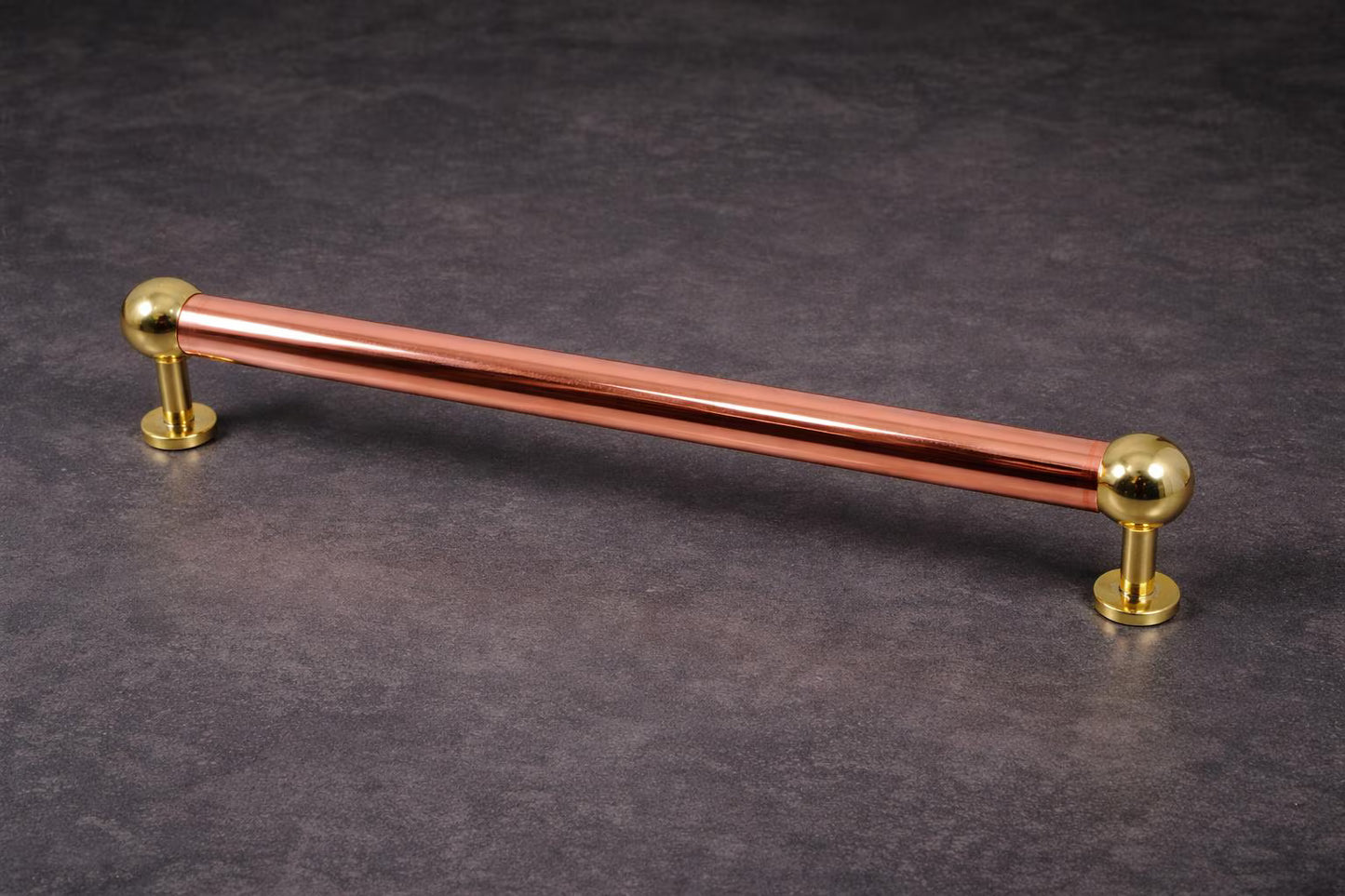 Copper Towel Hanger With Brass Brackets– Wall Mount Towel, 20mm