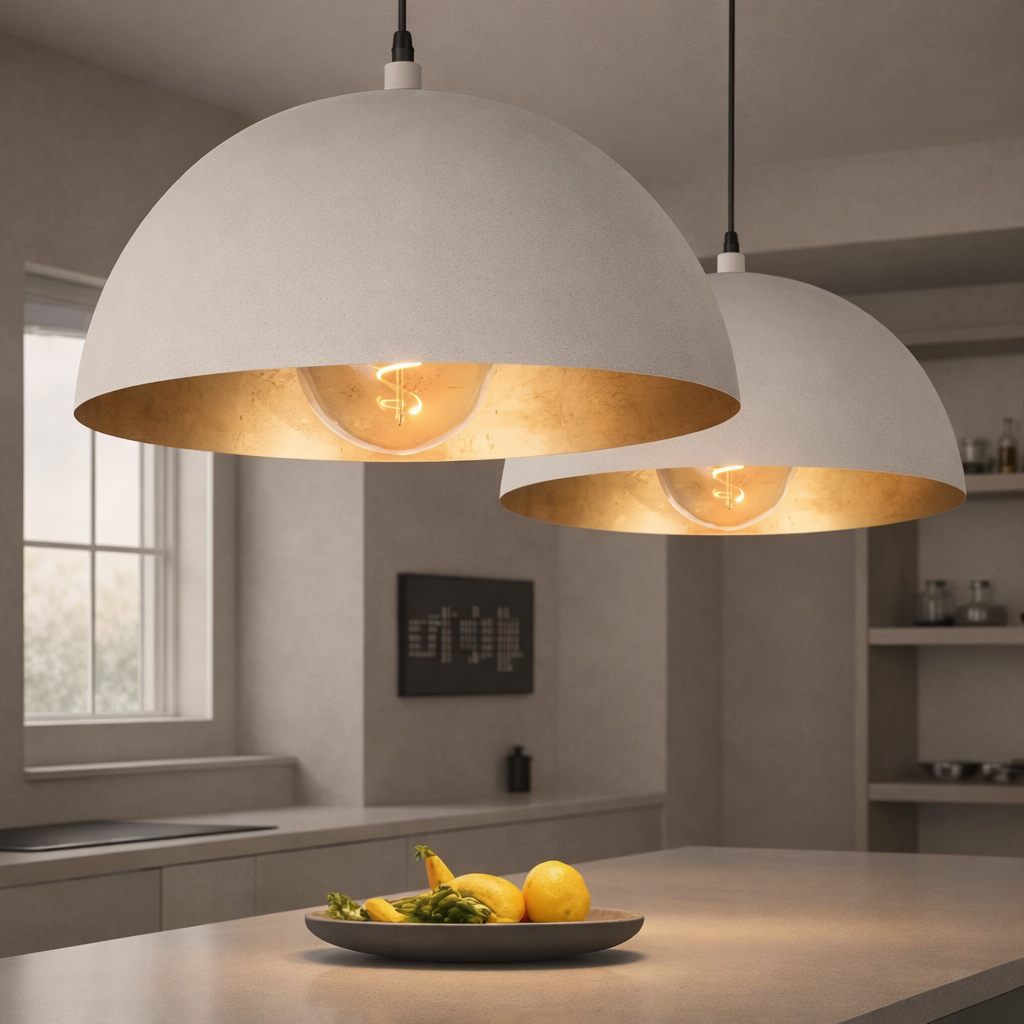 Dome Pendant Light – Modern Minimalist Ceiling Lamp