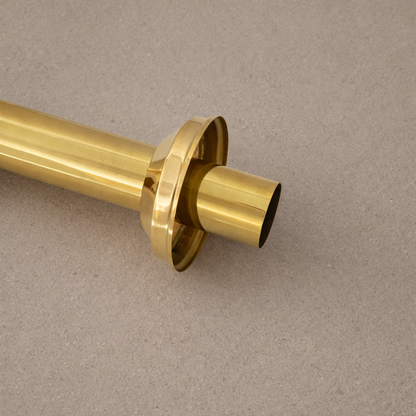 Unlacquered Brass P-Trap- Under sink P-Trap with Push Up Button