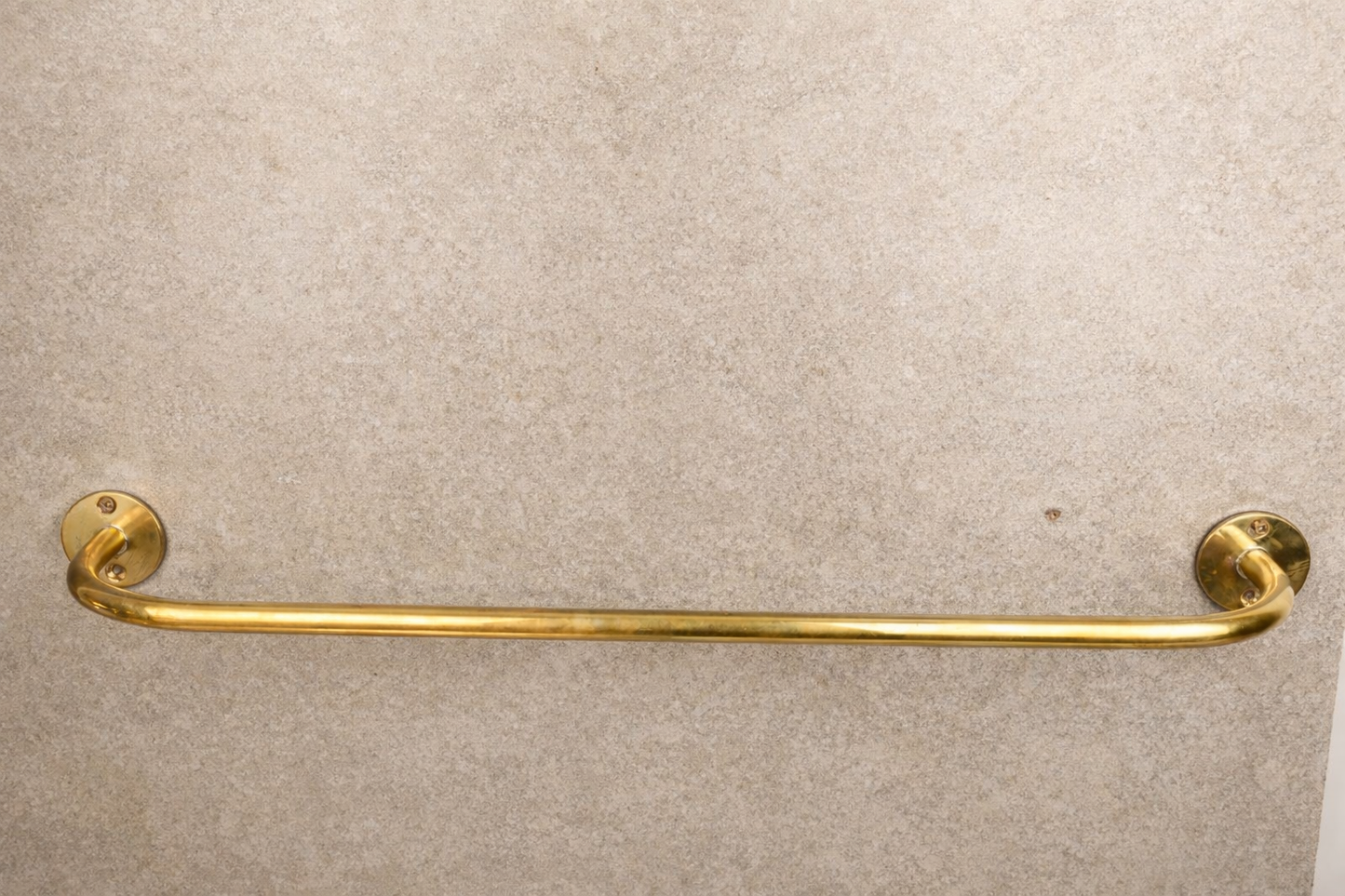 Unlacquered Solid Brass Curtain Rod 16mm – French Return Wall Mounted Heavy Duty Rod