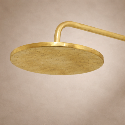 Unlacquered Solid Brass Shower System – Exposed Brass Shower Fixture