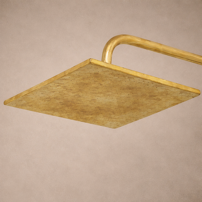 Unlacquered Solid Brass Shower System – Exposed Brass Shower Fixture