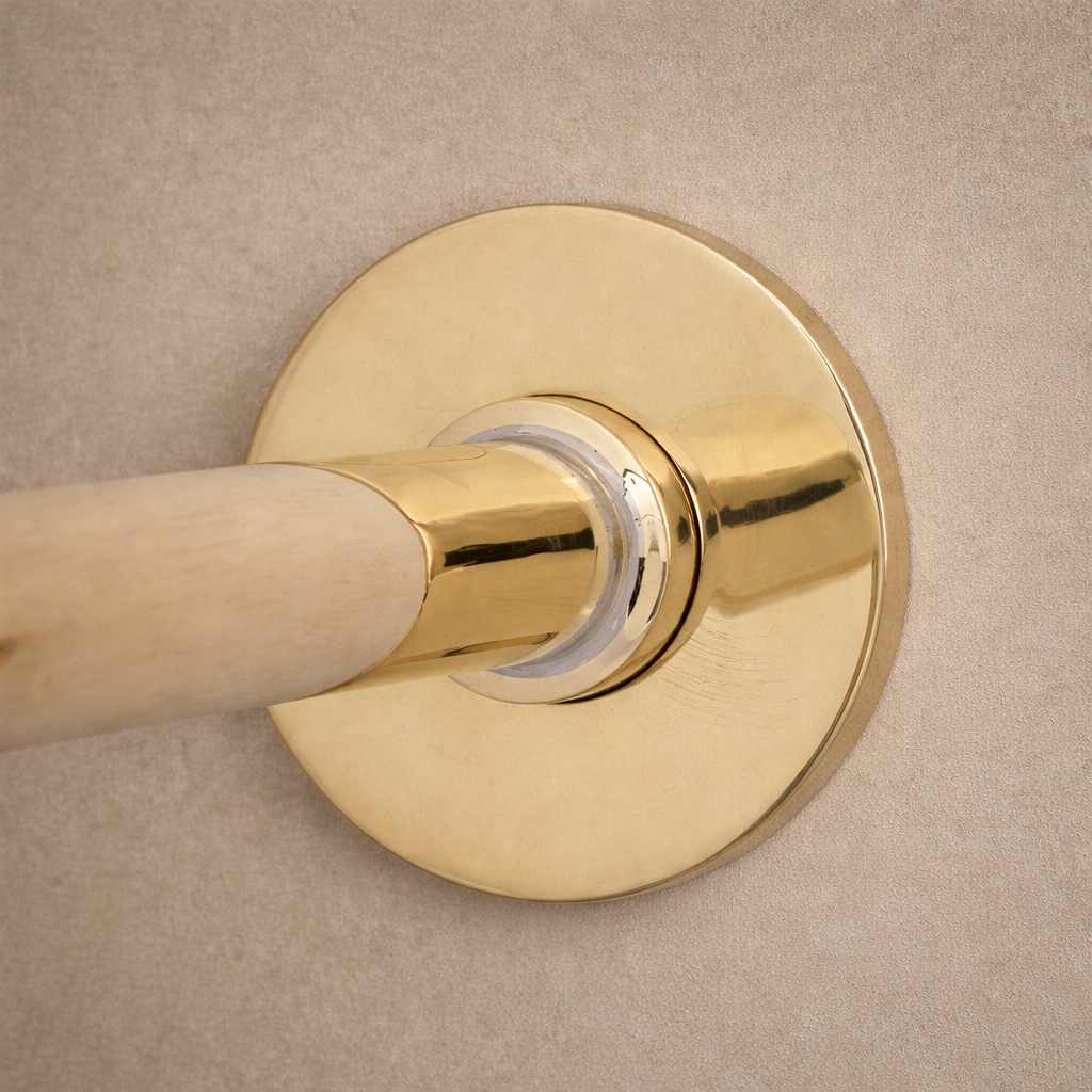 Unlacquered Solid Brass Wall Mounted Bathroom Faucet- Vessel Sink Faucet