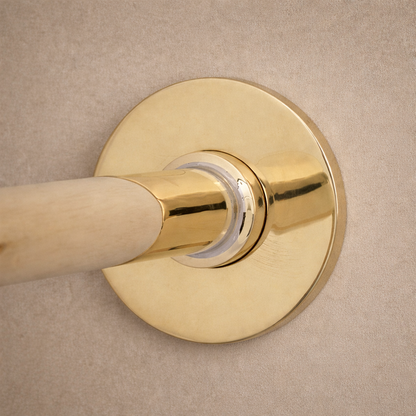 Unlacquered Solid Brass Wall Mounted Bathroom Faucet- Vessel Sink Faucet