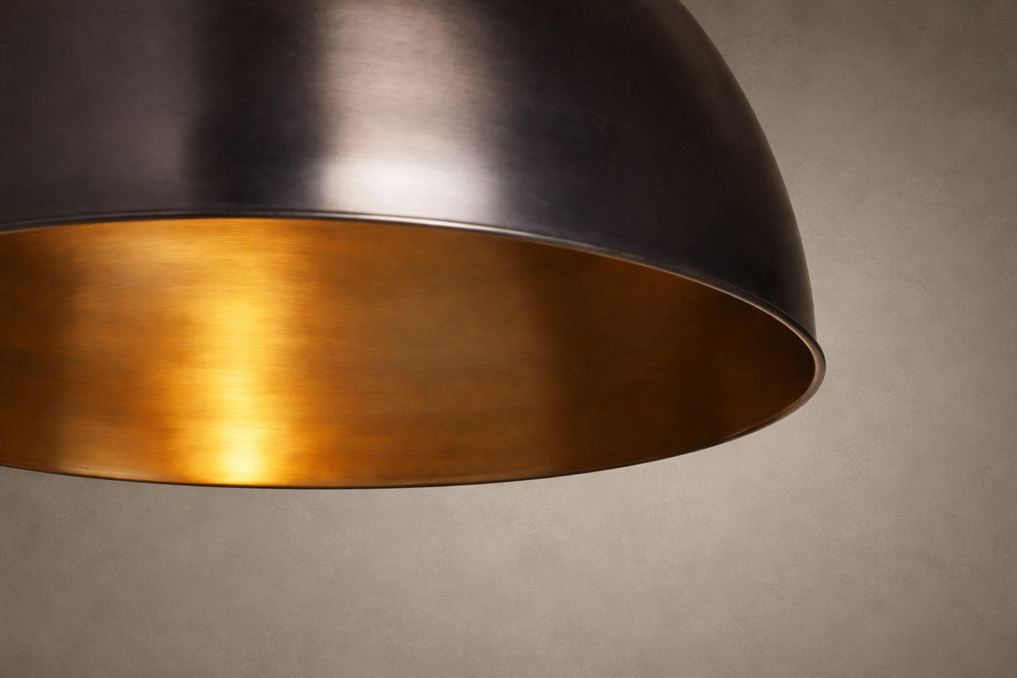 Antique Oxide Brass Dome Pendant Light