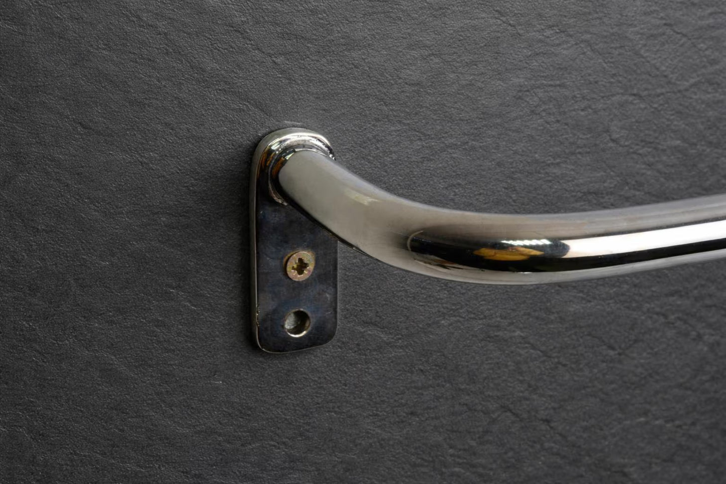 Brass Curtain Rod – Polished Nickel Rod With Rings, Heavy-Duty Rod for Curtains & Towels