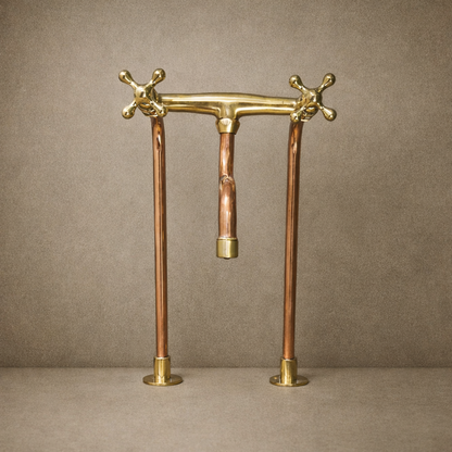 Kitchen Faucet – Handcrafted Solid Brass & Copper Antique Design